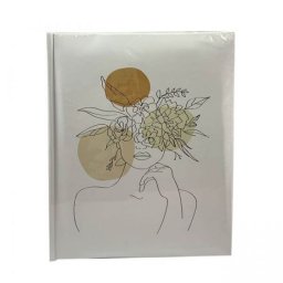 Modern fotóalbum - fehér - 100 db 13x18 cm- női grafika