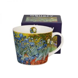 Van Gogh Íriszek porcelán bögre - 600 ml nagyméretű - díszdobozos
