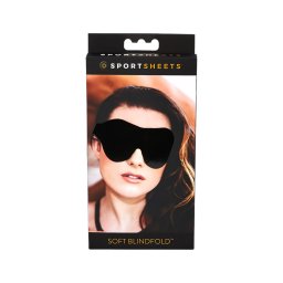 Sportsheets - puha, gumis szemmaszk (fekete)