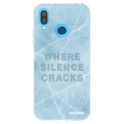 Átlátszó szilikon tok az alábbi mobiltelefonokra Huawei P20 Lite - SILENCE