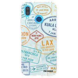 Átlátszó szilikon tok az alábbi mobiltelefonokra Huawei P20 Lite - PASSPORT EDITION