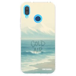 Átlátszó szilikon tok az alábbi mobiltelefonokra Huawei P20 Lite - COLD AIR