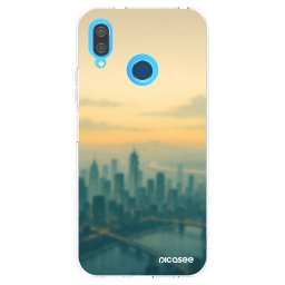 Átlátszó szilikon tok az alábbi mobiltelefonokra Huawei P20 Lite - Airplane mode