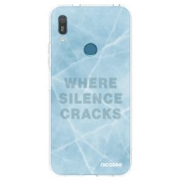 Átlátszó szilikon tok az alábbi mobiltelefonokra Huawei Y6 2019 - SILENCE