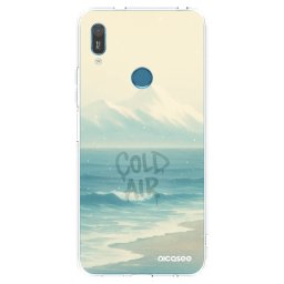 Átlátszó szilikon tok az alábbi mobiltelefonokra Huawei Y6 2019 - COLD AIR