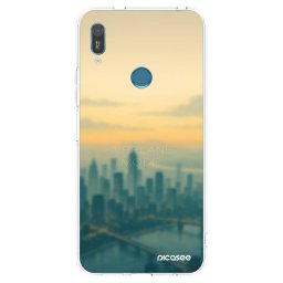Átlátszó szilikon tok az alábbi mobiltelefonokra Huawei Y6 2019 - Airplane mode
