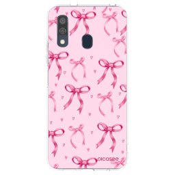 Átlátszó szilikon tok az alábbi mobiltelefonokra Samsung Galaxy A40 A405F - Bow Aesthetic