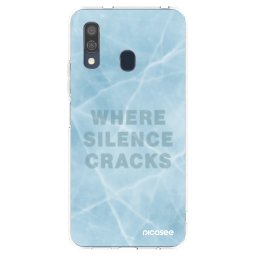 Átlátszó szilikon tok az alábbi mobiltelefonokra Samsung Galaxy A40 A405F - SILENCE