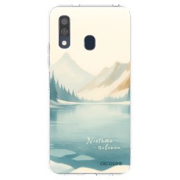 Átlátszó szilikon tok az alábbi mobiltelefonokra Samsung Galaxy A40 A405F - NOTHERN SILENCE