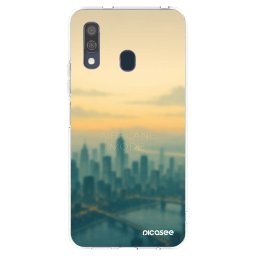 Átlátszó szilikon tok az alábbi mobiltelefonokra Samsung Galaxy A40 A405F - Airplane mode