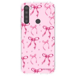 Átlátszó szilikon tok az alábbi mobiltelefonokra Xiaomi Redmi Note 8 - Bow Aesthetic