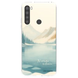 Átlátszó szilikon tok az alábbi mobiltelefonokra Xiaomi Redmi Note 8 - NOTHERN SILENCE