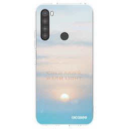 Átlátszó szilikon tok az alábbi mobiltelefonokra Xiaomi Redmi Note 8 - COLD SKIES