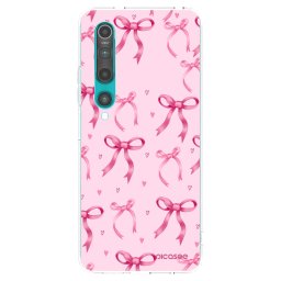 Átlátszó szilikon tok az alábbi mobiltelefonokra Xiaomi Mi 10 - Bow Aesthetic