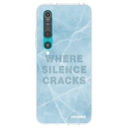 Átlátszó szilikon tok az alábbi mobiltelefonokra Xiaomi Mi 10 - SILENCE