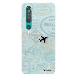 Átlátszó szilikon tok az alábbi mobiltelefonokra Xiaomi Mi 10 - FLIGHT PATH