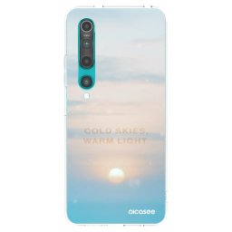 Átlátszó szilikon tok az alábbi mobiltelefonokra Xiaomi Mi 10 - COLD SKIES