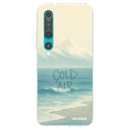 Átlátszó szilikon tok az alábbi mobiltelefonokra Xiaomi Mi 10 - COLD AIR