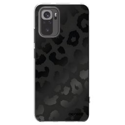 Átlátszó szilikon tok az alábbi mobiltelefonokra Xiaomi Redmi Note 10 - Midnight Leopard