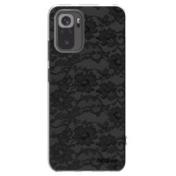 Átlátszó szilikon tok az alábbi mobiltelefonokra Xiaomi Redmi Note 10 - Dark Elegance