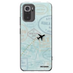 Átlátszó szilikon tok az alábbi mobiltelefonokra Xiaomi Redmi Note 10 - FLIGHT PATH