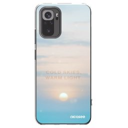Átlátszó szilikon tok az alábbi mobiltelefonokra Xiaomi Redmi Note 10 - COLD SKIES