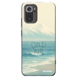Átlátszó szilikon tok az alábbi mobiltelefonokra Xiaomi Redmi Note 10 - COLD AIR