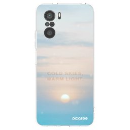 Átlátszó szilikon tok az alábbi mobiltelefonokra Xiaomi Poco F3 - COLD SKIES