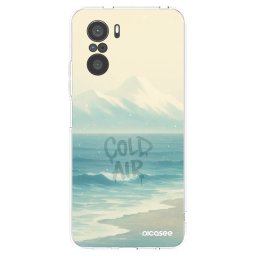 Átlátszó szilikon tok az alábbi mobiltelefonokra Xiaomi Poco F3 - COLD AIR