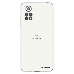 Átlátszó szilikon tok az alábbi mobiltelefonokra Xiaomi Poco X4 Pro 5G - Girl, do it for you
