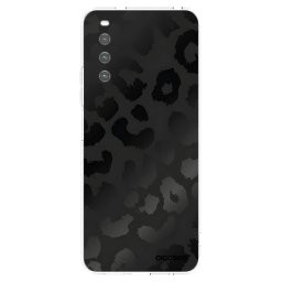 Átlátszó szilikon tok az alábbi mobiltelefonokra Sony Xperia 10 IV 5G - Midnight Leopard