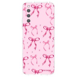 Átlátszó szilikon tok az alábbi mobiltelefonokra Sony Xperia 10 IV 5G - Bow Aesthetic