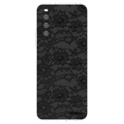 Átlátszó szilikon tok az alábbi mobiltelefonokra Sony Xperia 10 IV 5G - Dark Elegance