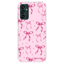 Átlátszó szilikon tok az alábbi mobiltelefonokra Samsung Galaxy M13 M135F - Bow Aesthetic
