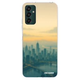 Átlátszó szilikon tok az alábbi mobiltelefonokra Samsung Galaxy M13 M135F - Airplane mode