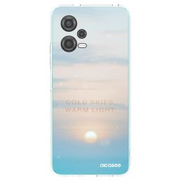 Átlátszó szilikon tok az alábbi mobiltelefonokra Xiaomi Poco X5 - COLD SKIES