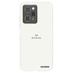 Átlátszó szilikon tok az alábbi mobiltelefonokra Xiaomi Poco X5 Pro - Girl, do it for you