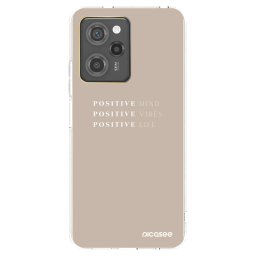 Átlátszó szilikon tok az alábbi mobiltelefonokra Xiaomi Poco X5 Pro - Positive Vibes