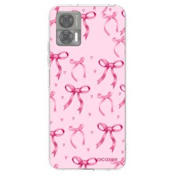 Átlátszó szilikon tok az alábbi mobiltelefonokra Motorola Edge 30 Neo - Bow Aesthetic