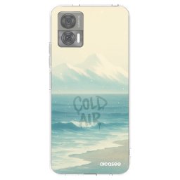 Átlátszó szilikon tok az alábbi mobiltelefonokra Motorola Edge 30 Neo - COLD AIR