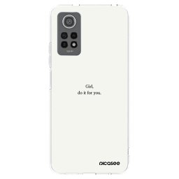 Átlátszó szilikon tok az alábbi mobiltelefonokra Xiaomi Redmi Note 12 Pro 4G - Girl, do it for you