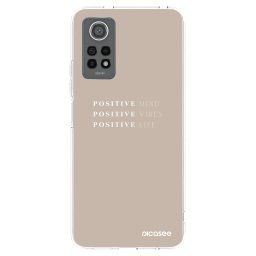 Átlátszó szilikon tok az alábbi mobiltelefonokra Xiaomi Redmi Note 12 Pro 4G - Positive Vibes
