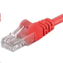 PREMIUMCORD Patch kábel UTP RJ45-RJ45 CAT5e 1.5m piros