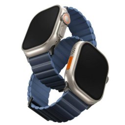 UNIQ Revix Premium szíj Apple Watch Series 1-8/SE/SE2/SE3/Ultra1/2/3 42/44/45/49 Edition kék