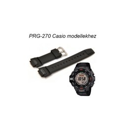 PRG-270 Casio fekete műanyag szíj