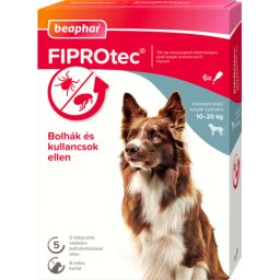 Beaphar FIPROtec spot-on kutyáknak (6 pipetta x 1.34 ml) (M: 10-20 kg)