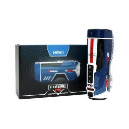 Leten SM Future Pro - hálózati lökő, szorító, melegítő maszturbátor (kék)
