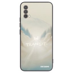 Fekete szilikon tok az alábbi mobiltelefonokra Motorola Moto E40 - IN TRANSIT