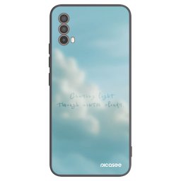 Fekete szilikon tok az alábbi mobiltelefonokra Motorola Moto E40 - CHASiNG LIGHT