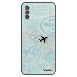 Fekete szilikon tok az alábbi mobiltelefonokra Motorola Moto E40 - FLIGHT PATH
